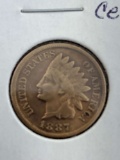 1887 Indian cent VG