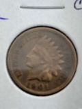 1901 Indian cent F12