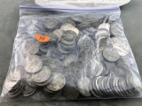 Bag of 169 Jefferson war nickels 35% silver ($175 silver value)