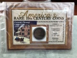 America's Rare 19th Century Coins 1849 Large Cent XF