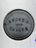 Brown's Tavern token