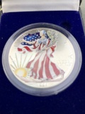 1999 Colorized Silver Eagle