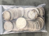 Bag of 50 silver Rosy dimes