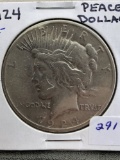 1924 Peace Dollar XF
