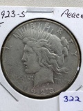1923-S Peace Dollar F12