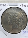 1927-D Peace Dollar VF