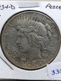 1934-D Peace Dollar F12