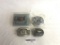 (4) Collectable Hunting Belt Buckles