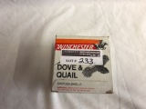 Box of Winchester Dove & Quail 20 Ga. 2 3/4