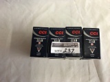 (8) Boxes CCI Standard Velocity 22 Long Lead Round Nose