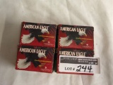 (4) Boxes Federal American Eagle 22 Ga. Long Rifle Bullets