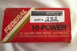 Federal Hi-Power Center Fire 357 Mag. High Velocity 158 Gr. Hollow Point Jacketed Rifle Bullet