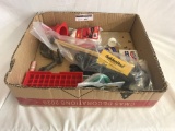Box of Misc. Including Toolage & Golden Rod Dehumidifier (Brand New)