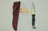Cutco Serrated Knife With Leather Sheath