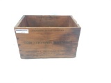 Western Cartridge Company World Champion Ammunition Loaded Shot Shells Antique Wood Box