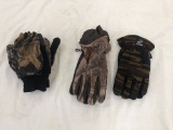 (3) Pairs of Hunting Gloves