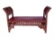 Moroccan Sleigh Bench Red