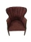 Burgundy Antique Chair