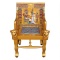 Egyptian Chair From King Tut Exhibition Premiere Event