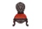 Moroccan Carved Chair Ottoman