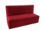 Burgundy Armless Sofa