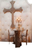 Oversized Swarovski Crystal Cross From Kim Kardashian Wedding