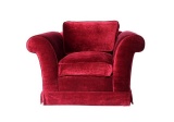 Burgundy Club Chair