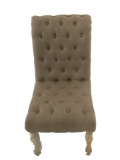 Oatmeal Tufted Chair