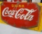 Drink Coca-Cola Porcelain Sign 36” W