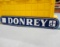 Donrey Porcelain Sign 48” W
