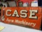Case Farm Machinery Sign 72” W X 32” H