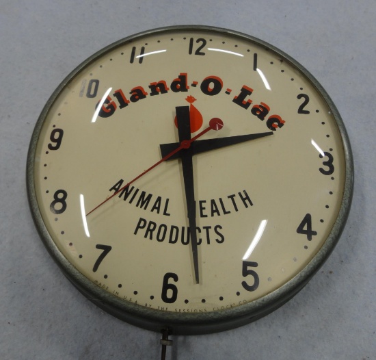 Grand-O-Lac Sessions Co. Clock 13”
