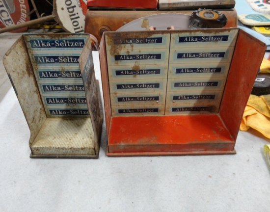 Alka-Seltzer Displays 10” H & 11” H (Lot of 2)