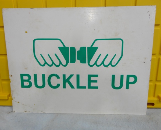 Buckle Up Sign 24” W