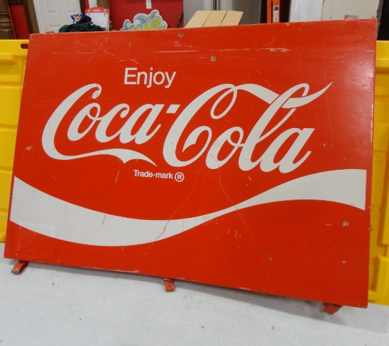 Coca-Cola Pop Machine Panel 33” W