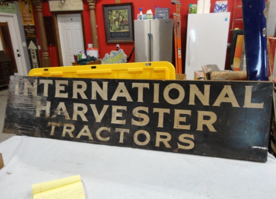 International Harvester Tractors Railcar Sign 72” W X 18” H