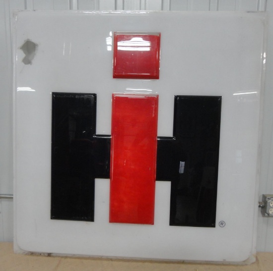 IH Plastic Sign Panel - Damaged 50” Sq.