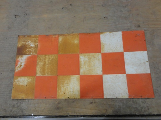 Purina Checkerboard Sign 57” W X 29” H