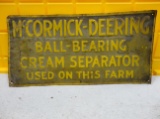 McCormick-Deering Farm Sign 23” W