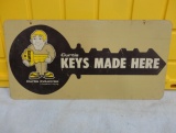 Curtis Keys 2 Sided Sign 24” W
