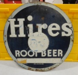 Hires Root Beer Sign 24” Rd.