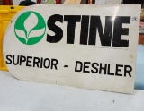 Stine Superior & Deshler NE Sign 40” W