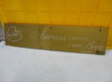 Falstaff Beer Lighted Sign Not Working 37” W