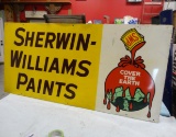 Sherwin Williams Paints Sign 70” W X 34” H