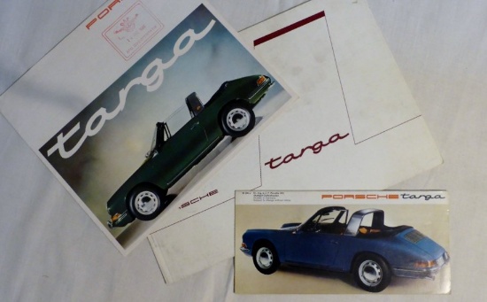 Porsche 911 Targa. Sales Brochures.