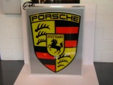 Porsche. Illuminated  sign.