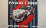'Martini Porsche'  painting.