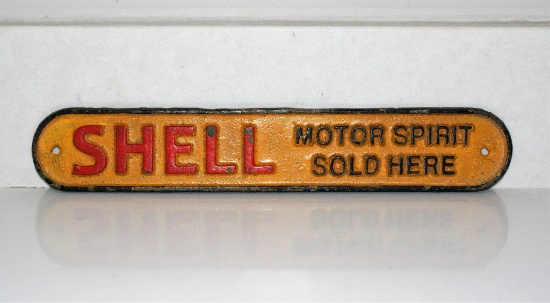 'Shell' Cast Iron Plaque