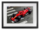 Kimi Raikkonen signed overhead shot