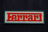 'Ferrari ' Logo Framed Sign